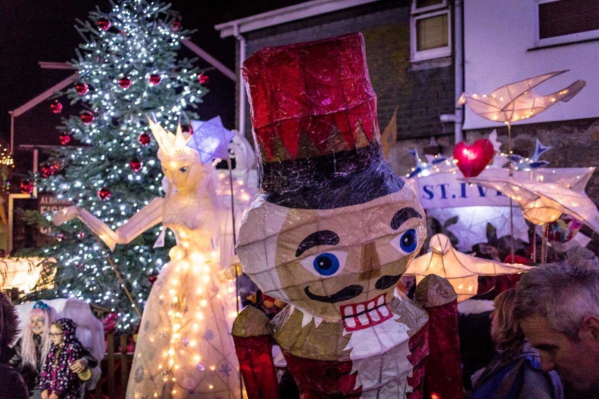 Lantern Parade Saturday 7th December St Ives in December
